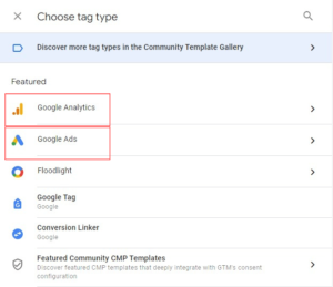 manage tags in GTM